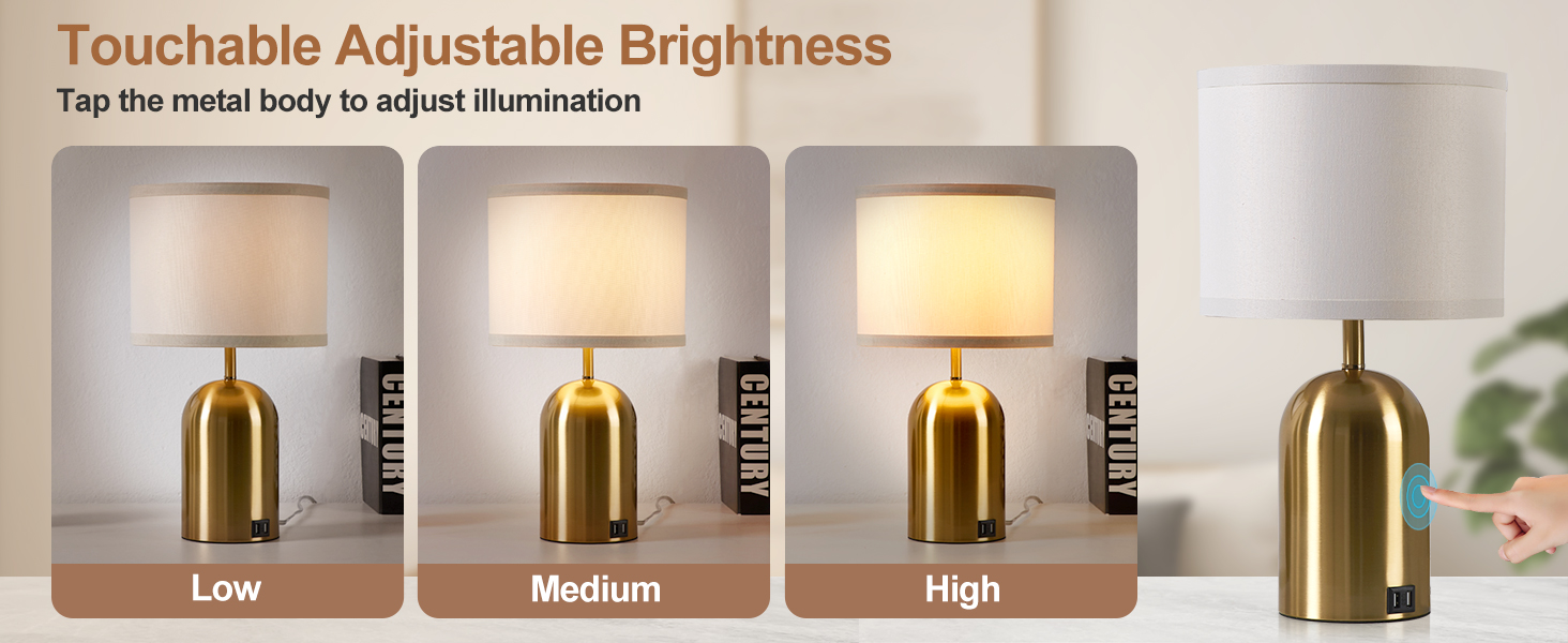 night stand lamps set 2