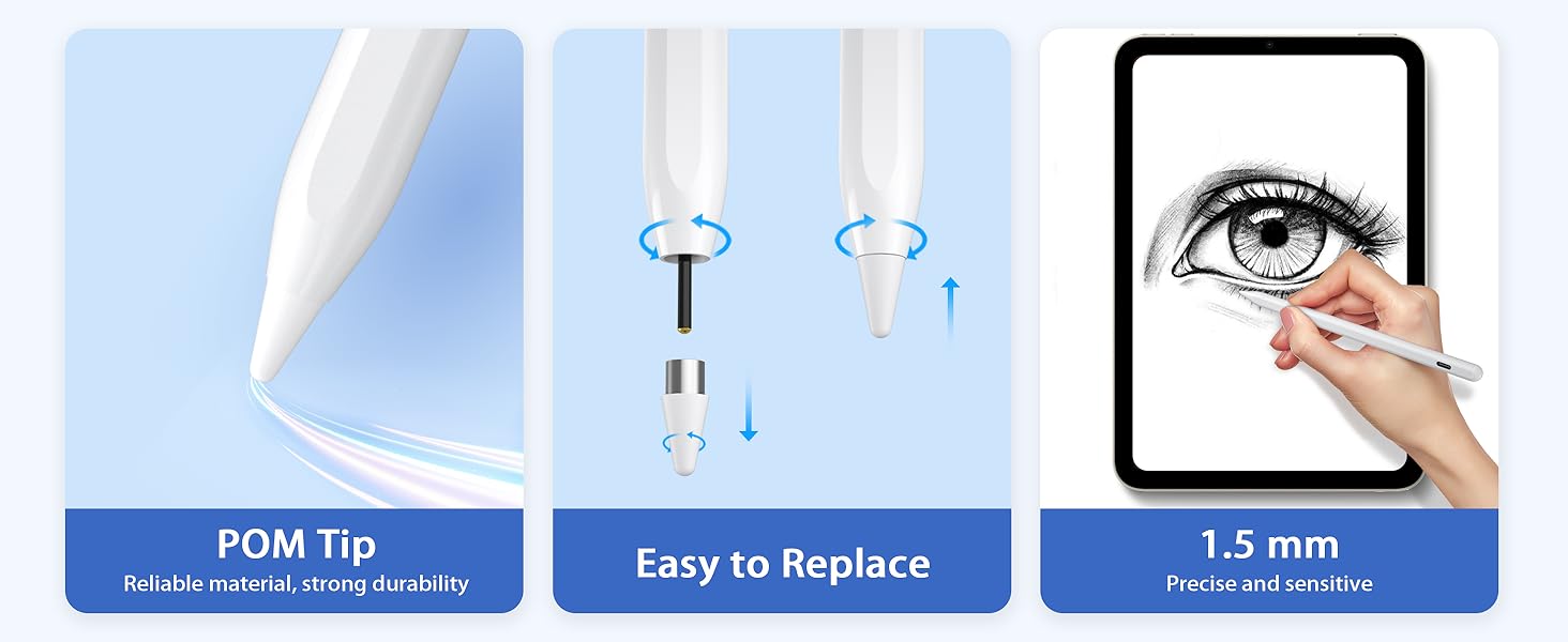 Stylus Pen Compatible for iOS/Android/Tablets