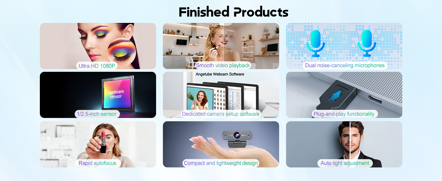 gaming webcam external webcam computer webcam facecam usb camera for pc 5 webcams live streaming