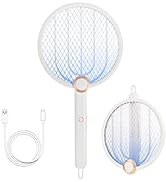 ASPECTEK Upgraded 3000V Electric Fly Swatter for Indoor and Outdoor, Portable, Foldable, Recharge...