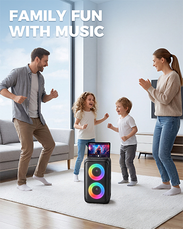 family bluetooth speaker party speaker portable speaker bluetooth qfx bluetooth speaker for kids