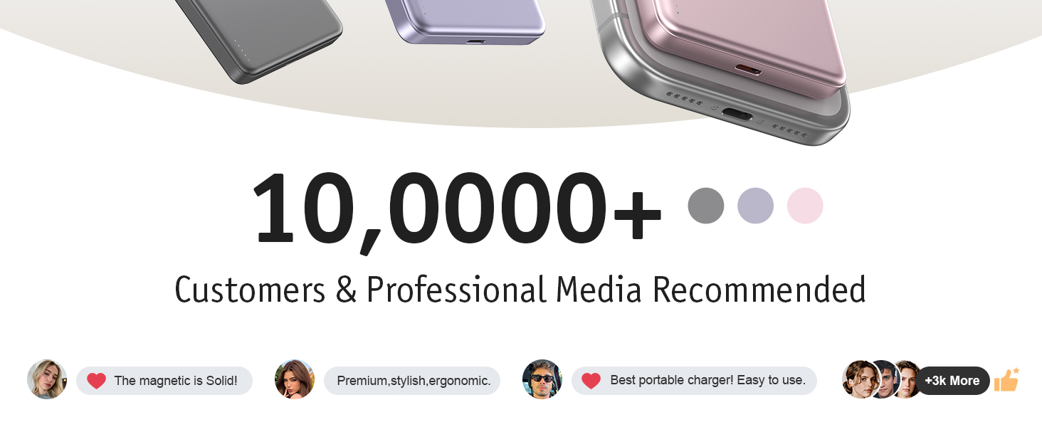 RORRY 22.5W Fast Charging Wireless Portable Charger