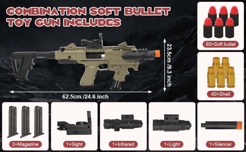 Soft Bullet Toy Gun for Boys
