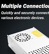 New Version Converter, 110V AC to 12V DC Converter Power Supply 12V 360W 30A DC Switch Transforme...