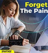 Sparthos Wrist Support Sleeves (Pair) – Medical Compression for Carpal Tunnel and Wrist Pain Reli...