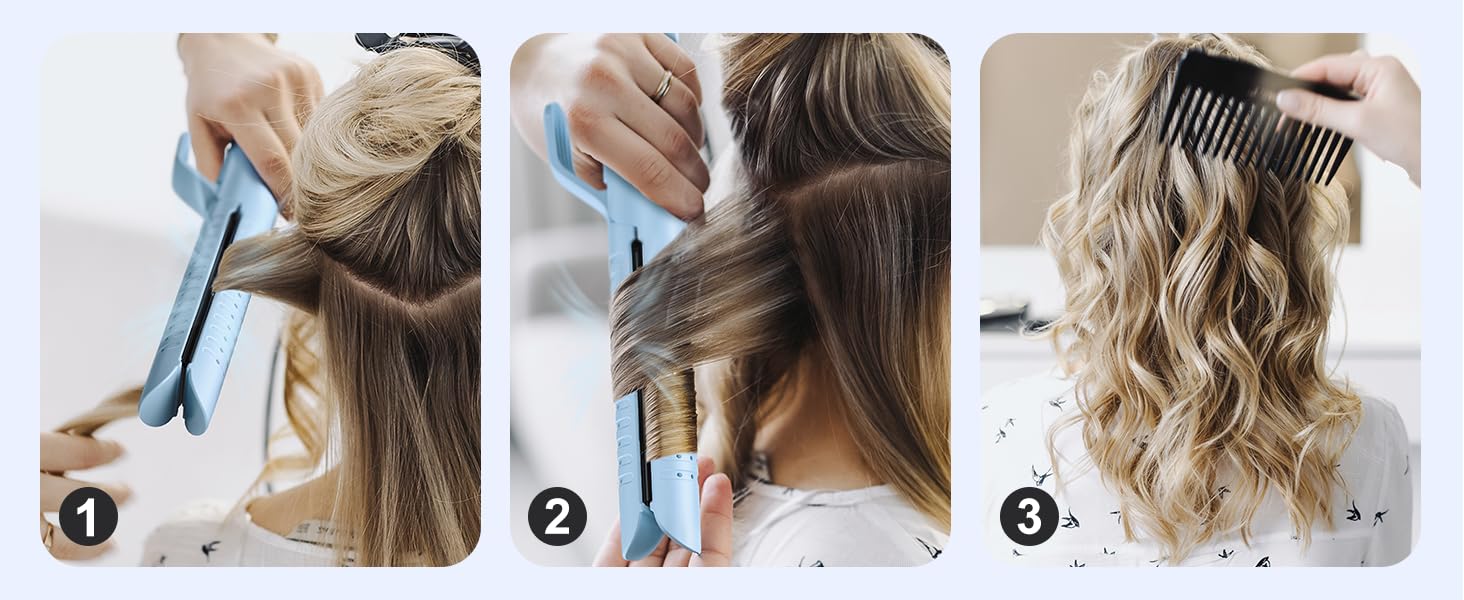 hair straightener and curler 2 in 1