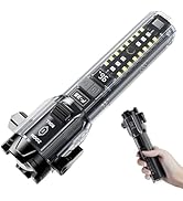 Yemao Car Safety Hammer Flashlight,Tactical Emergency Rescue Tool,Rechargeable LED High Lumens Fl...