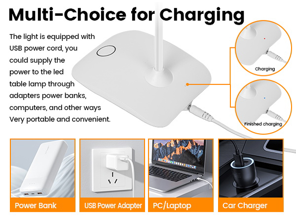rechargeable desk lamps cordless
