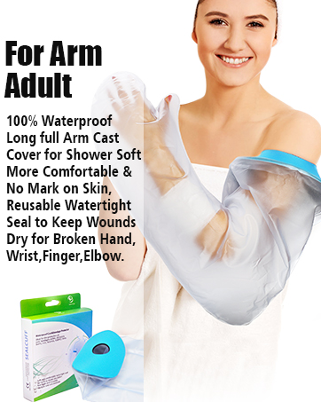 arm cast cover for shower