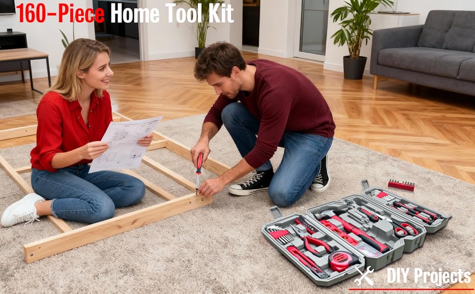 Home Tool Kit Set House unisex women men mom dad son daughter friend family christmas holiday gift