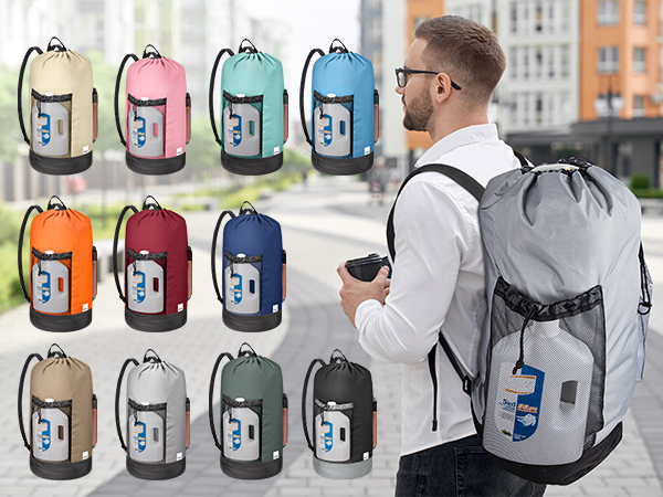 laundry backpack