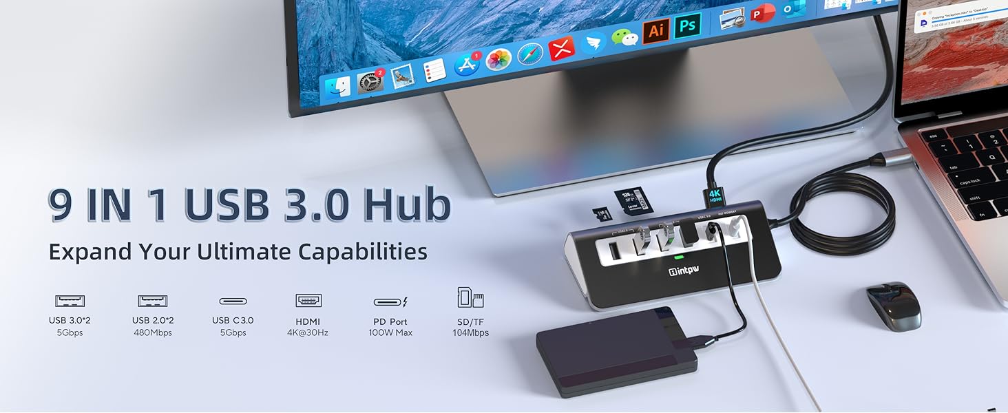 P9 usb hub