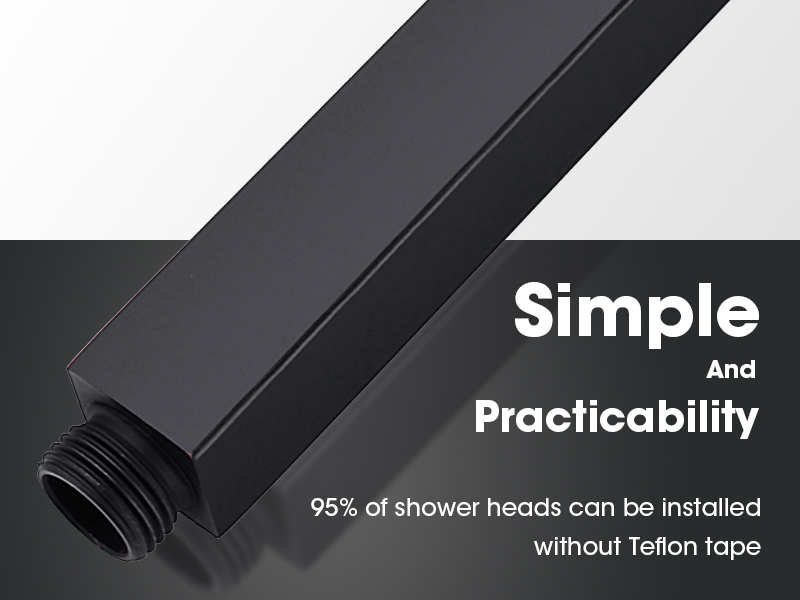 rain head shower arm