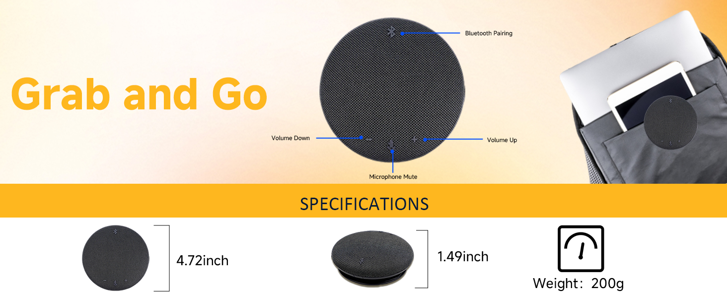 bluetooth speaker and microphone