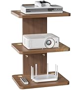 WALI Floating TV Shelf, 3 Tier Projector Shelf for DVD Players, Routers, Game Consoles, Cable Box...