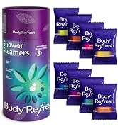 BodyRefresh Shower Steamers Aromatherapy - Birthday Gifts for Women, 8 Pack Shower Bombs with Ess...