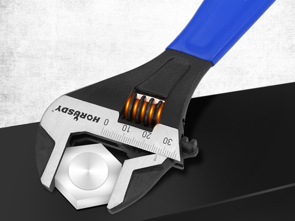 HORUSDY 3 Piece Adjustable Wrench Set
