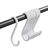 GAViA 10 Pack S Hooks Heavy Duty S Shaped Hooks S Hanging Hooks S Hanger Hook Pan Pot Holder Rack...
