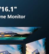 OOSSXX (HD IPS Monitor) Dual Antennas Wi-Fi Enhanced AI Human Detected Wireless Outdoor Security ...