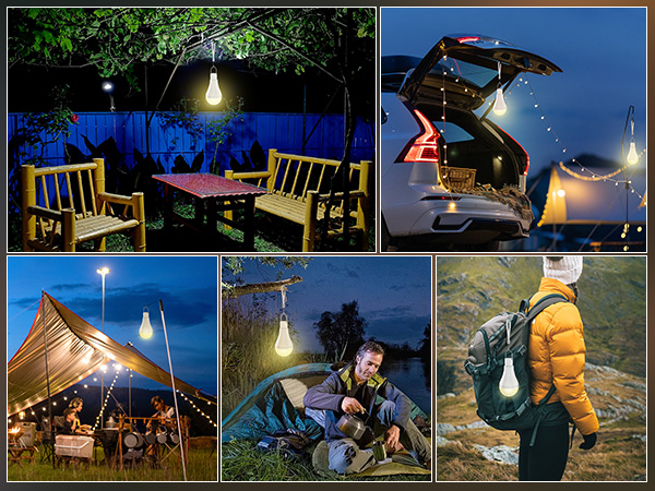 Brightown Rechargeable Light Bulb with Remote