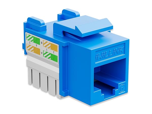 Iwillink Blue RJ45 CAT6 keystone Jack