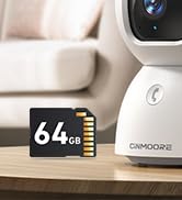 CINMOORE indoor camera wireless smart ai camera motion tracking privacy mode 5g wifi for kid pet