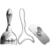 ONUEMP 3-in-1 Stainless Steel Therapy Massage Tool, Gua Sha Paddle &amp; Swedish Cup &amp; Mushroom Massa...
