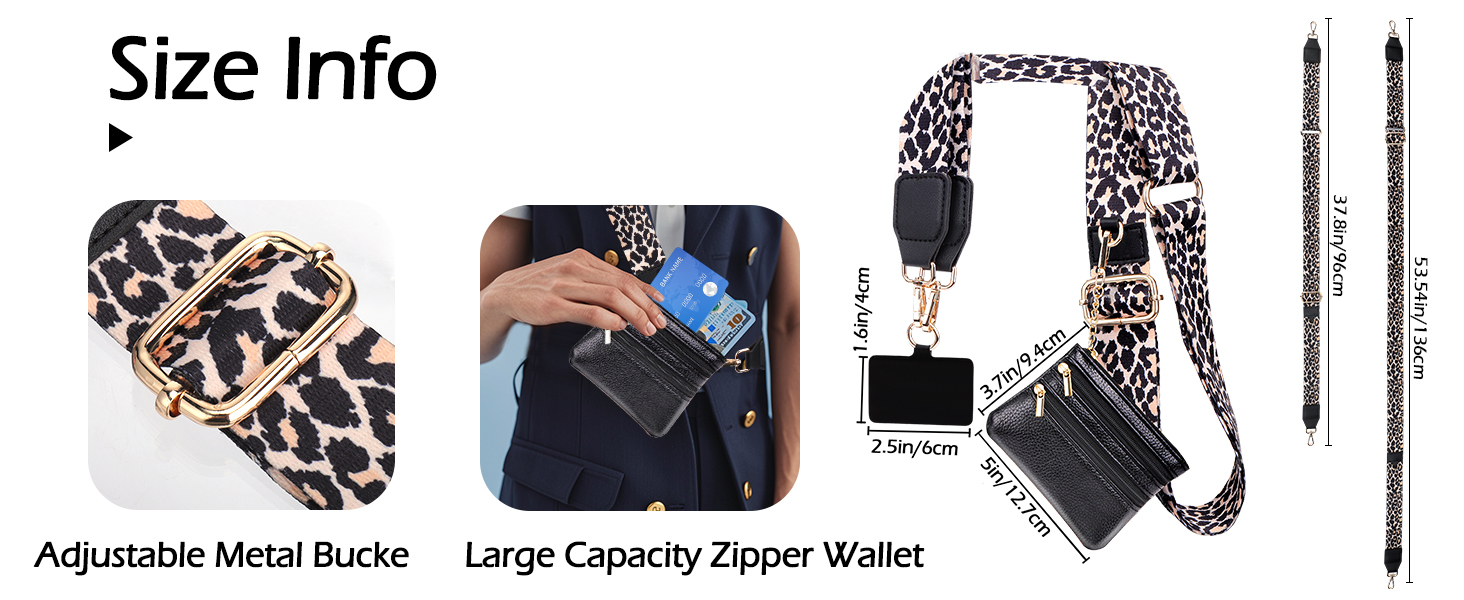 XANGNIER Clip and Go Strap for Phone with Wallet Crossbody