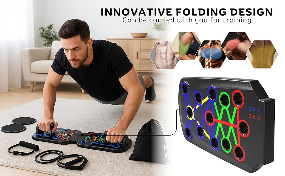 Push Up Board 21 in 1