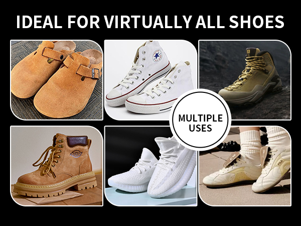 IDEAL FOR VIRTUALLY ALL SHOES