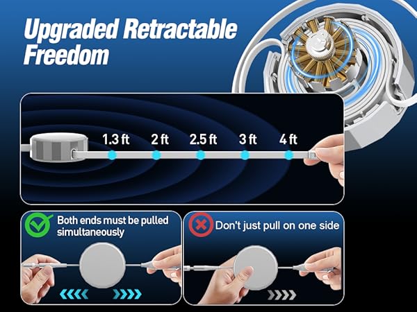 retractable charging cable