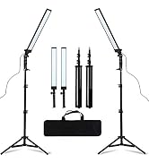 GSKAIWEN 180 LED Light Photography Studio LED Lighting Kit Adjustable Light with Light Stand Trip...