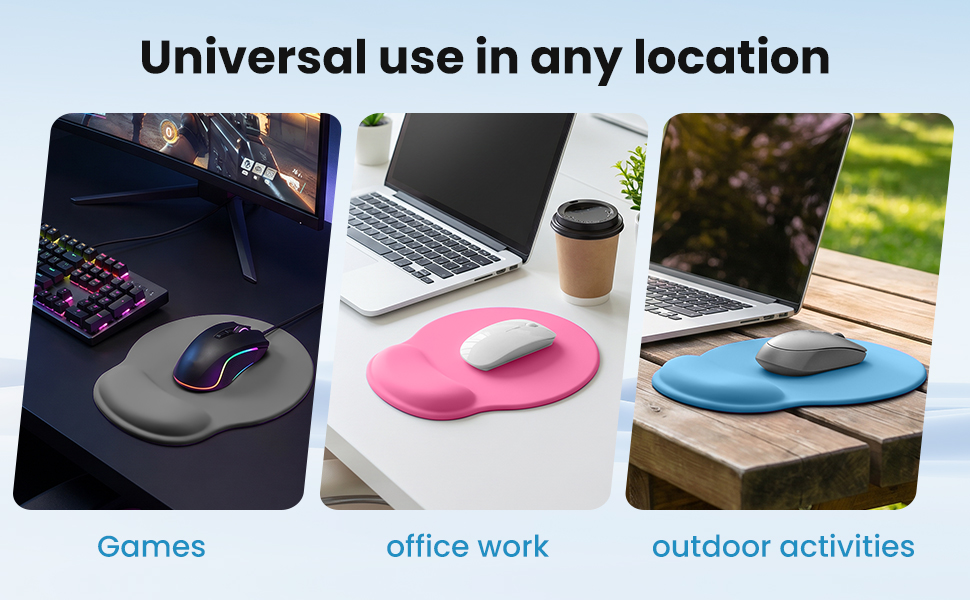 Mouse pad with Wrist Rest