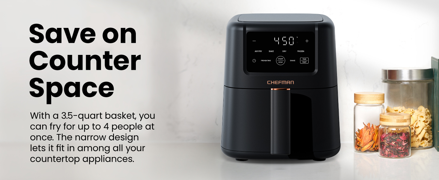 Save on counter space