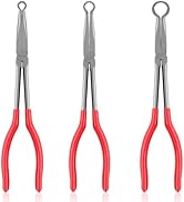 TOOLEAGUE 3Pcs Extra Long Hose Gripper Pliers Set, 11