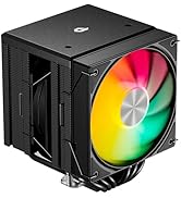 CPU Cooler Air, Dual Tower ARGB CPU Cooler with 120mm PWM Fan, 6 Heat Pipes CPU Air Cooler ARGB f...