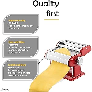 red pasta maker