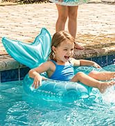 MoKo Inflatable Swimming Ring, Cute Pool Float Tube Decorations Swim Tubes Outdoor Pool Beach Wat...