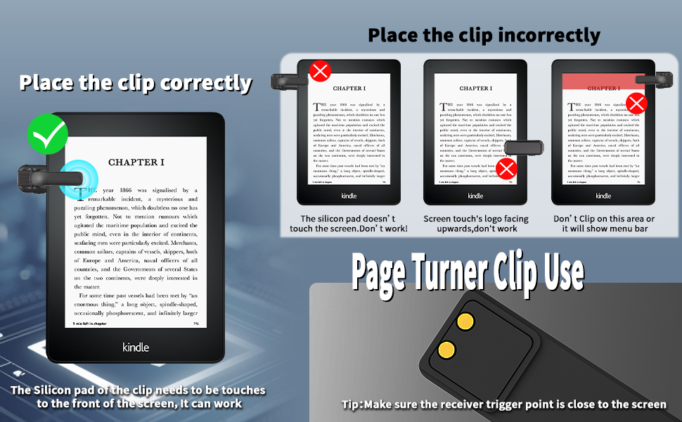 Control Page Turner for Kindle Paperwhite Oasis Kobo eReaders