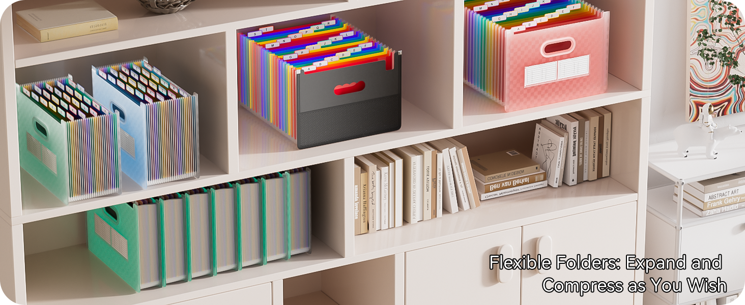 ThinkTex 26 Pockets Accordion File Organizer,