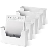 YOHOM 5 Pack File Mail Organizer Wall Mount No Drilling Hanging Wall Organizer for Home &amp; Office ...