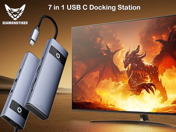 7 ports Docking Station