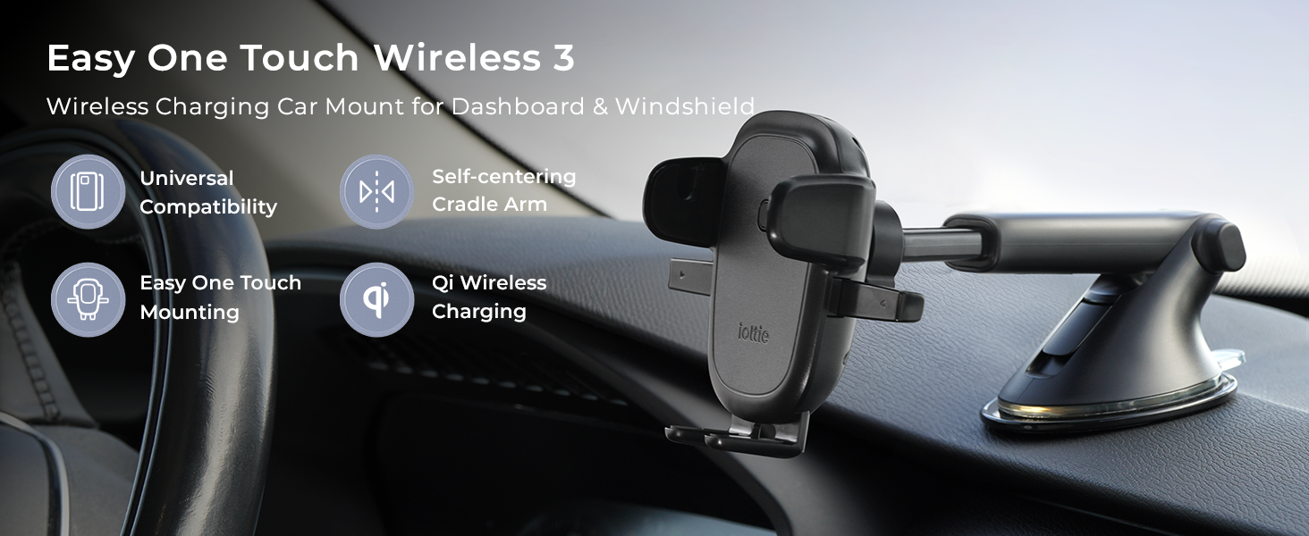 Universal Car Phone Mount iPhone Car Mount Car Cradles Wireless Charger Car Phone Charger 