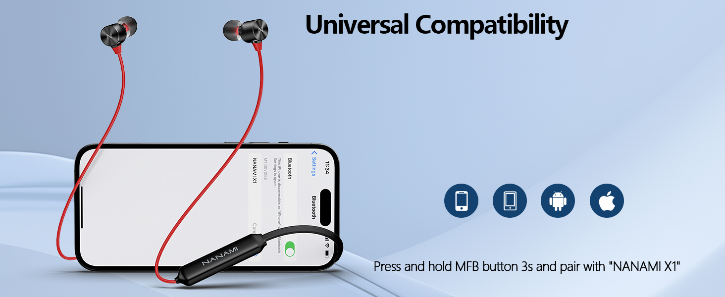 2 iphones connections earbuds