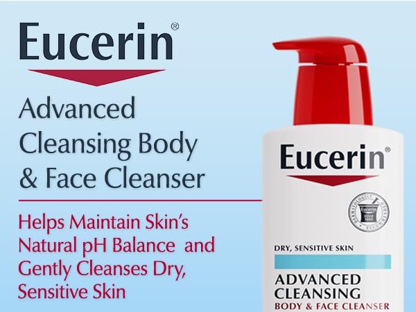 eucerin advanced cleansing pump bottle