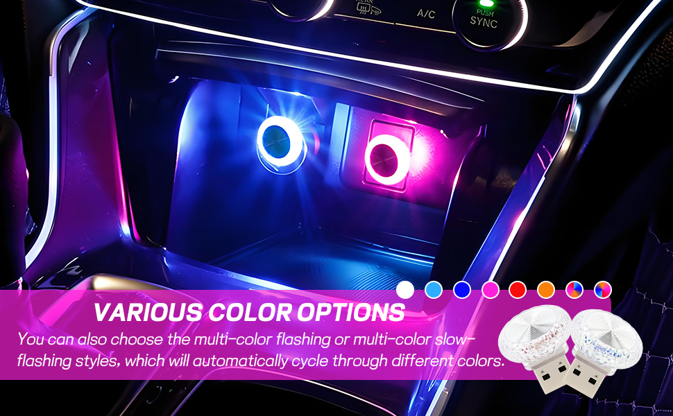 Various color options