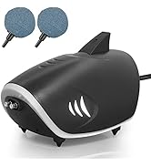 HITOP 6W Silent Aquarium Air Pump - 160GPH Large Air Volume Fish Aerator, Adjustable Oxygen Pump ...