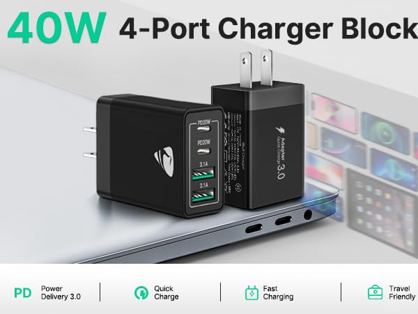 usb c fast charging block
