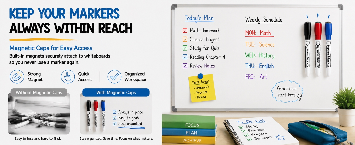 Dry Erase Markers Fine Tip