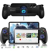 arVin Mobile Gaming Controller for iPhone/iPad/Android/Tablet/PC/Switch/PS4, Wireless Gamepad wit...